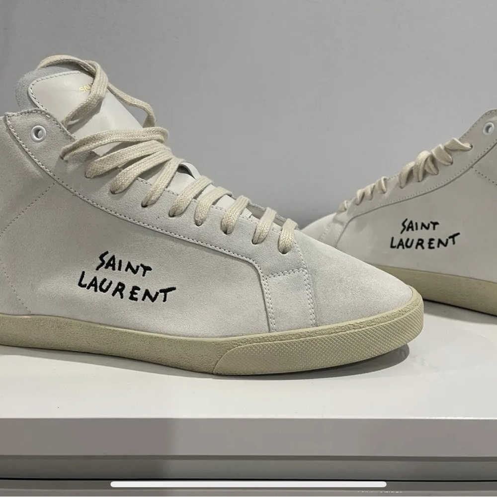 Saint Lauren suede sneakers size 46